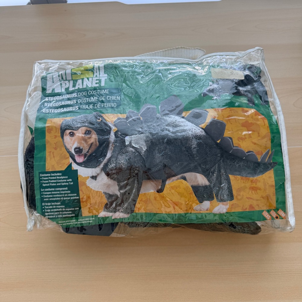 Animal Planet Stegosaurus Dog Costume Small Dinosaur Halloween Pet